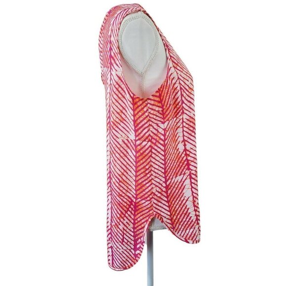 Michael Michael Kors Sleeveless Spring Summer Blouse Sz Sm Keyhole Back Bright - Picture 3 of 9